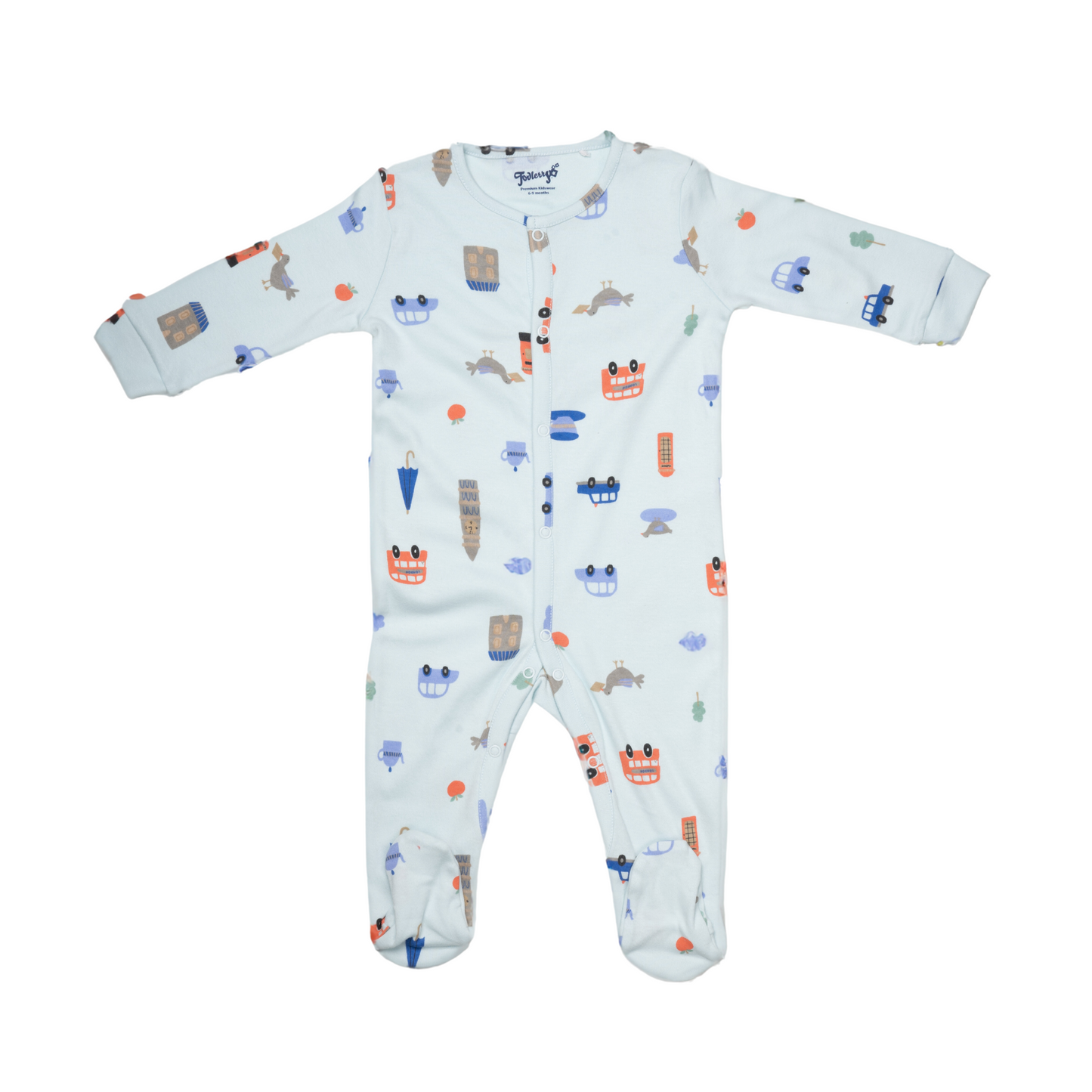 Cute Cartoon Sleepsuit for Kids | 100% Cotton