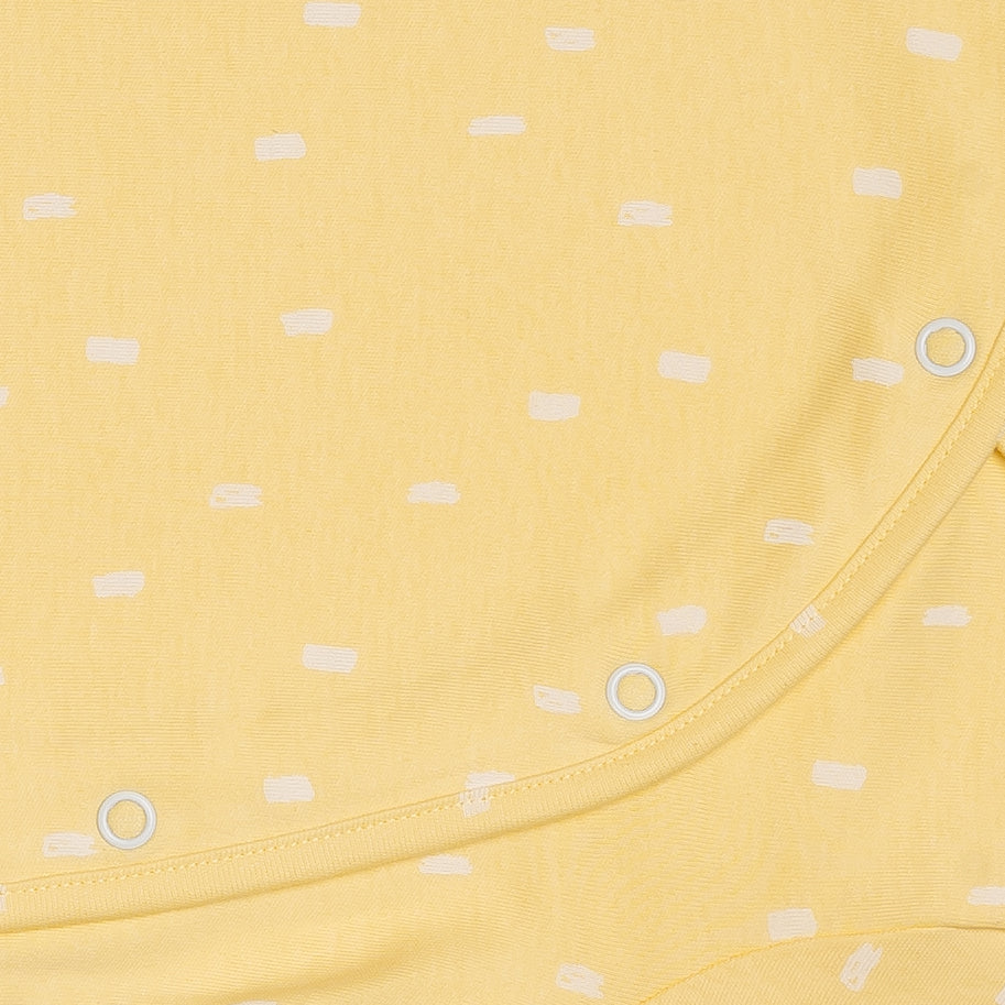 Yellow Full Sleeve Sleepsuit for Kids | 100% Cotton