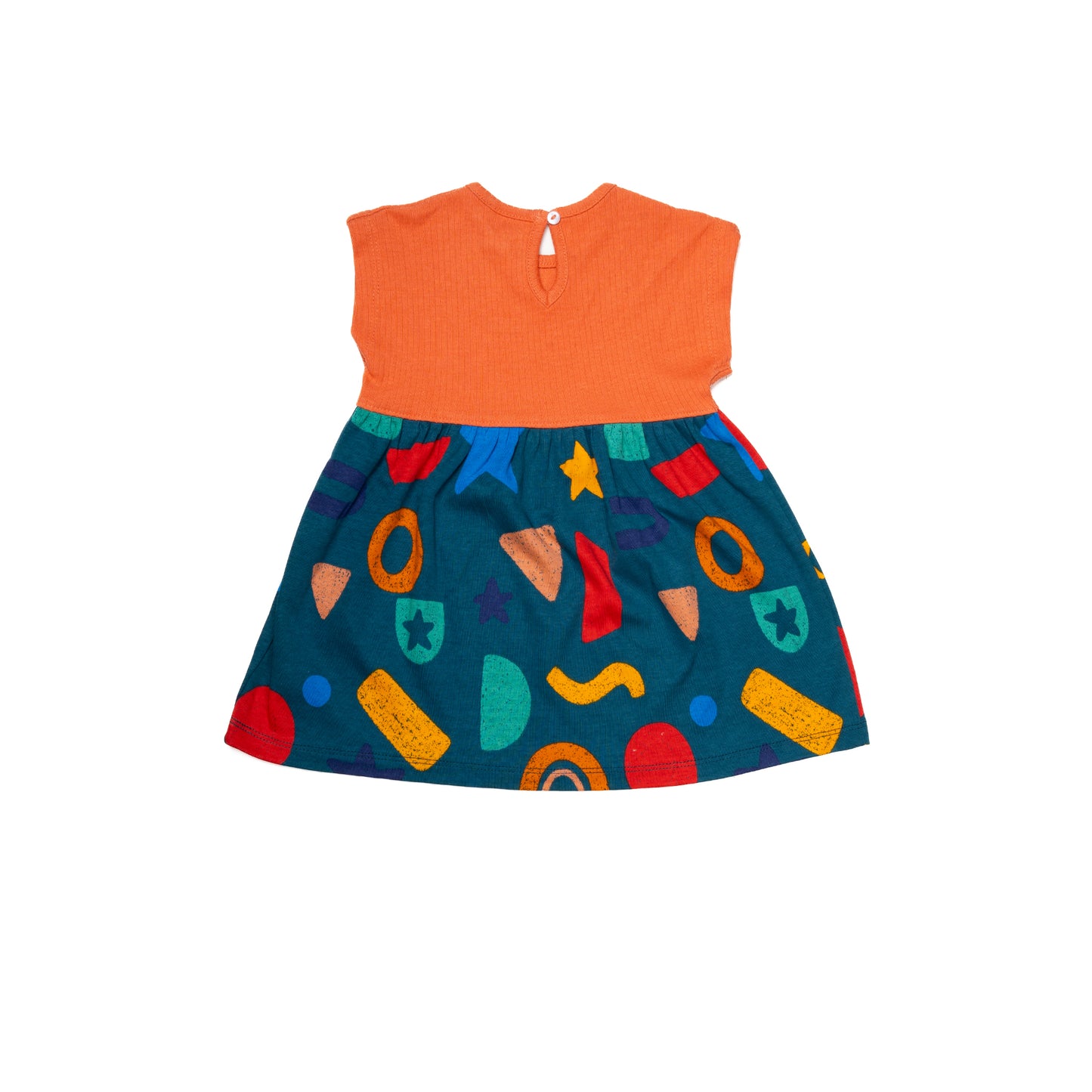 Colourful Sleeveless Dress for Girls | 100% Cotton