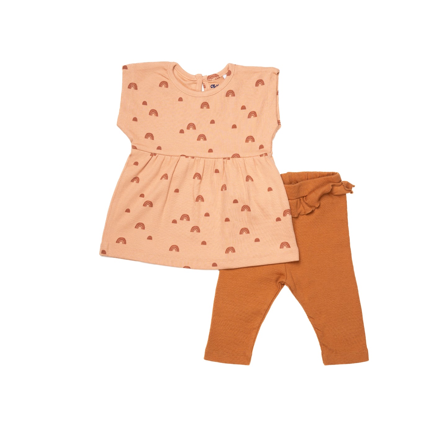 Rose and Orange Set Full Sleeve for Girls | 100% Cotton