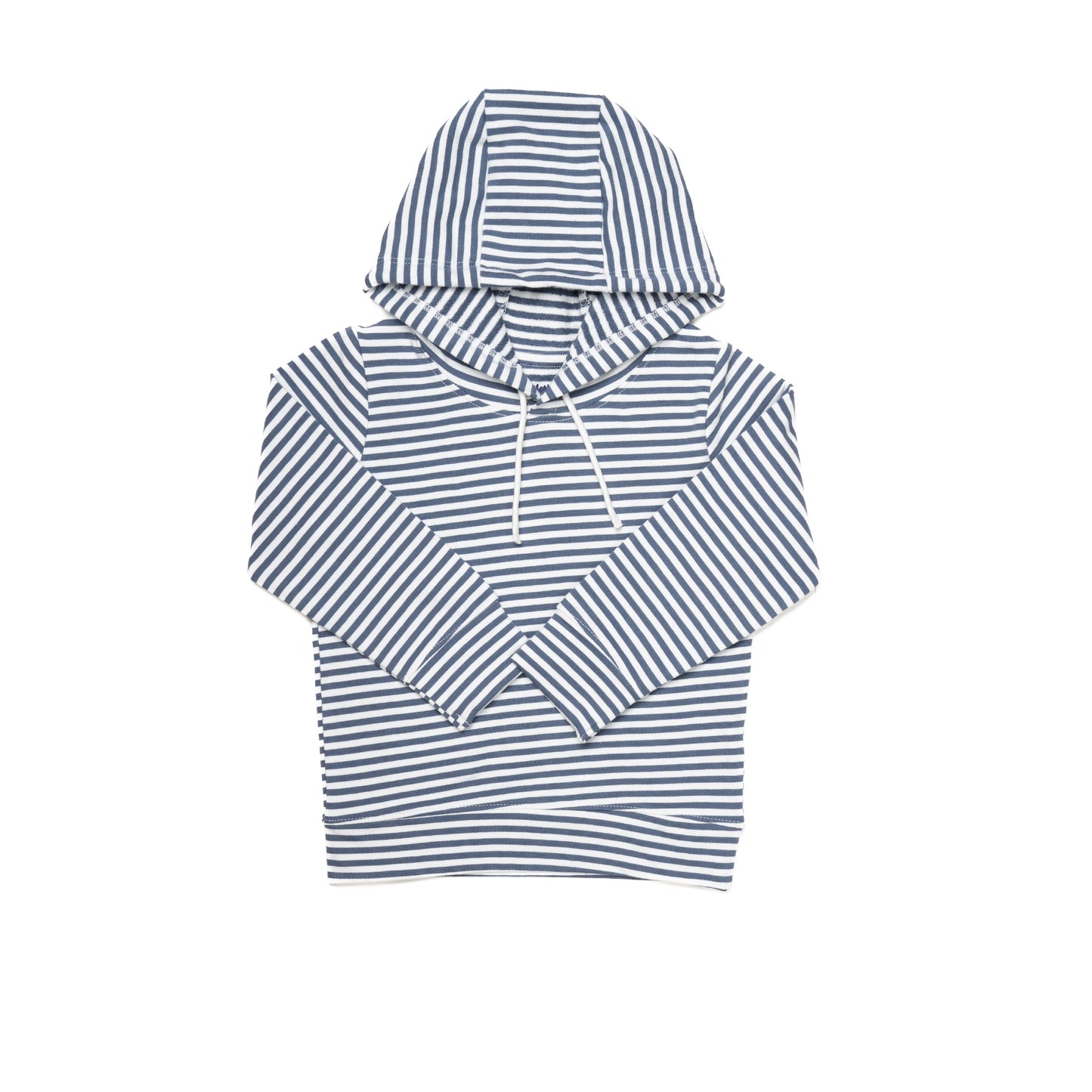 Zebra Striped Hooded Full Sleeve Tshirt for Kids | 100% Cotton