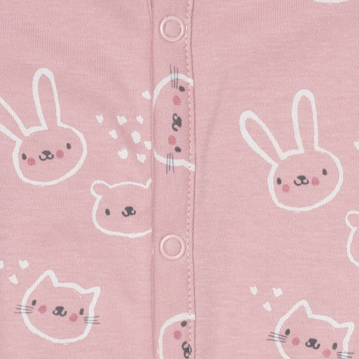 Bunny Full Sleeve Sleepsuit for Kids | 100% Cotton